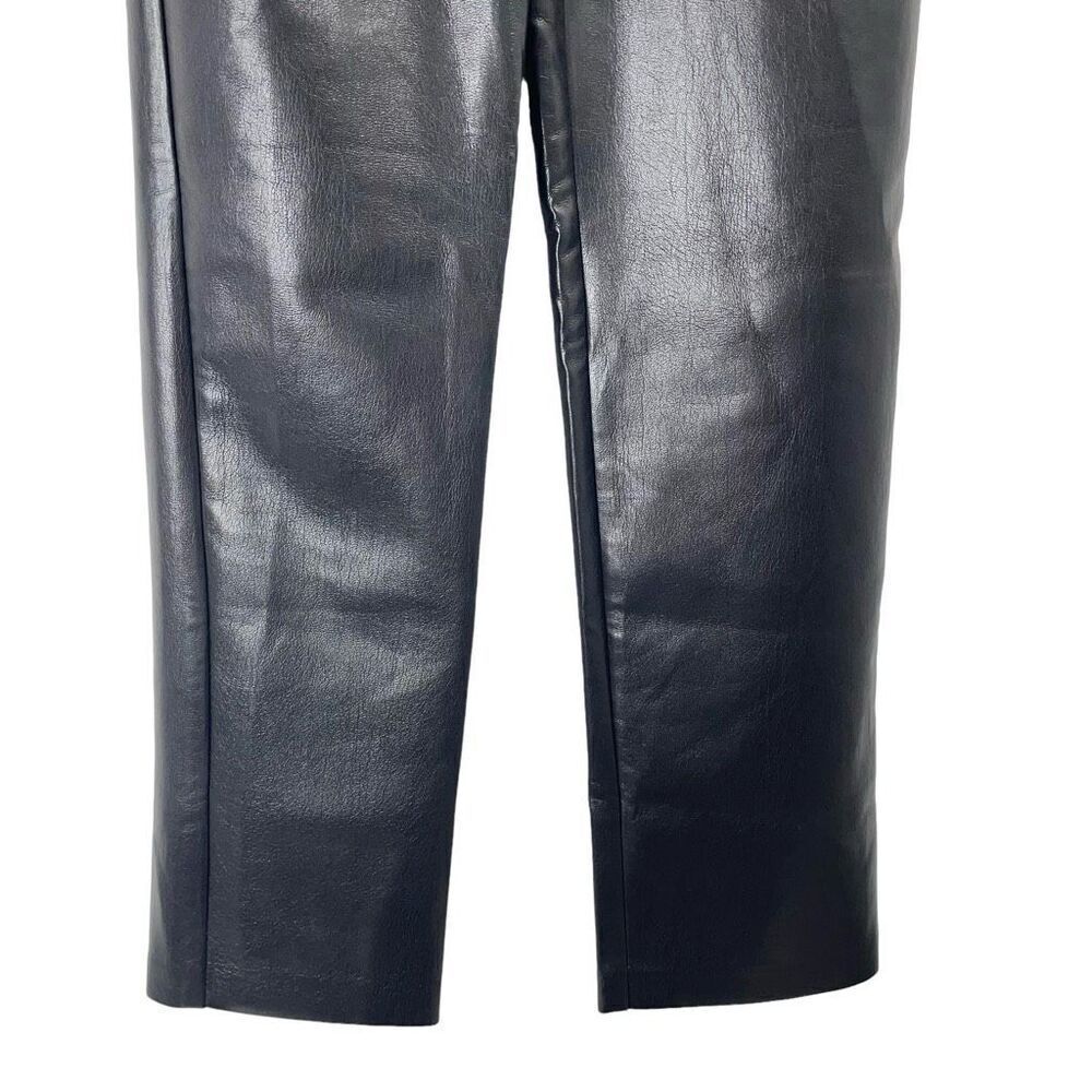 Aritzia Wilfred The Melina vegan leather‎ Pants Size 0 black - Picture 7 of 11